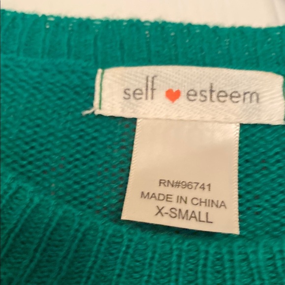 Green dachshund through the snow Christmas sweater with matching scarf - Picture 2 of 4